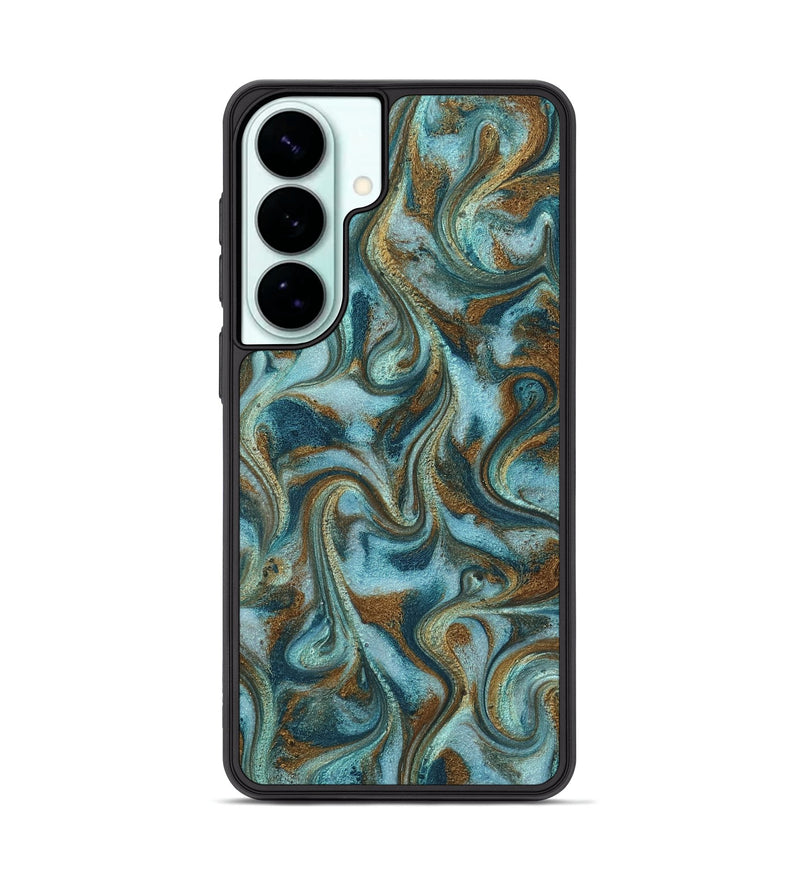 Galaxy S26 Plus ResinArt Phone Case - Tea (Teal & Gold, 817156)