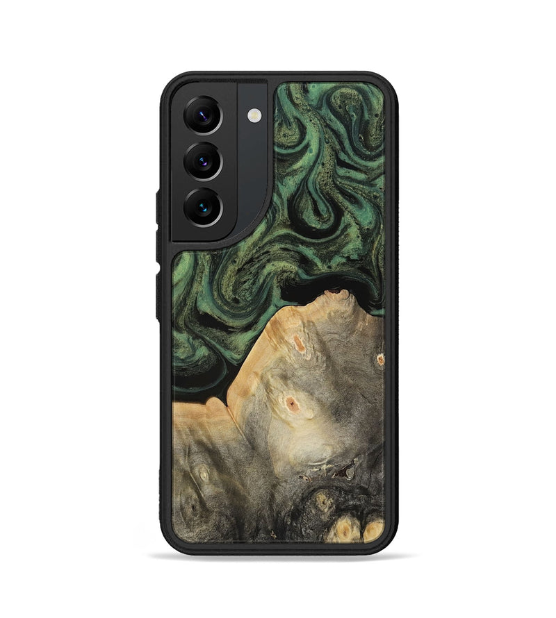 Galaxy S22 Wood Phone Case - Bree (Green, 817160)