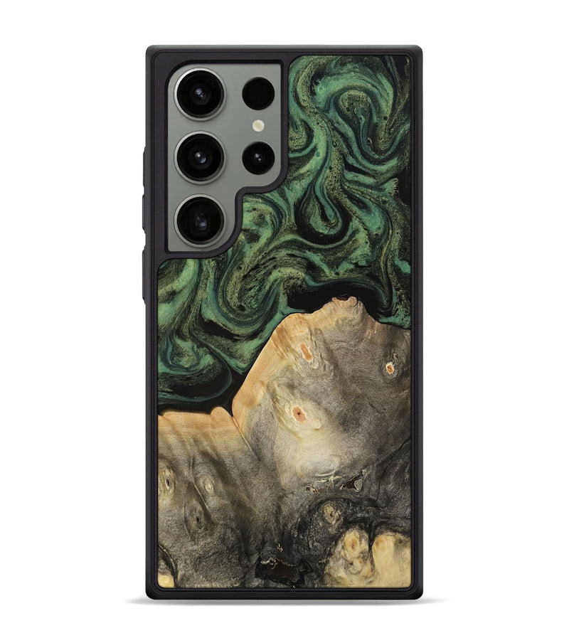 Galaxy S24 Ultra Wood Phone Case - Bree (Green, 817160)