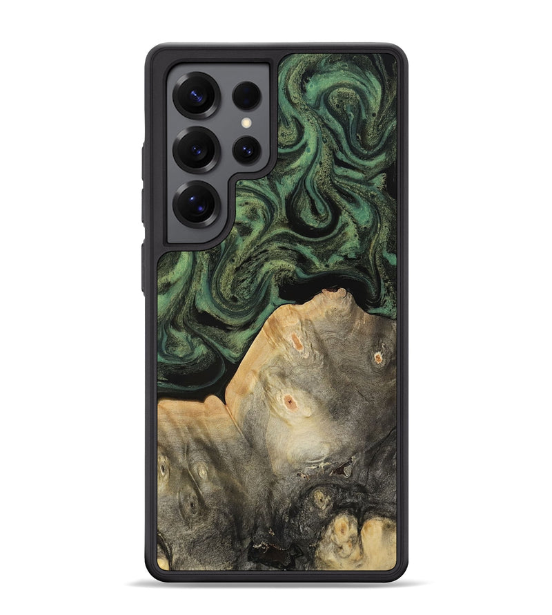Galaxy S25 Ultra Wood Phone Case - Bree (Green, 817160)