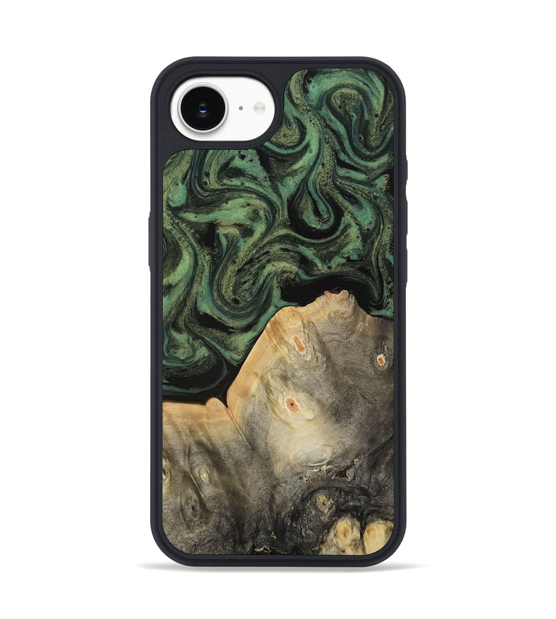 iPhone 16e Wood Phone Case - Bree (Green, 817160)