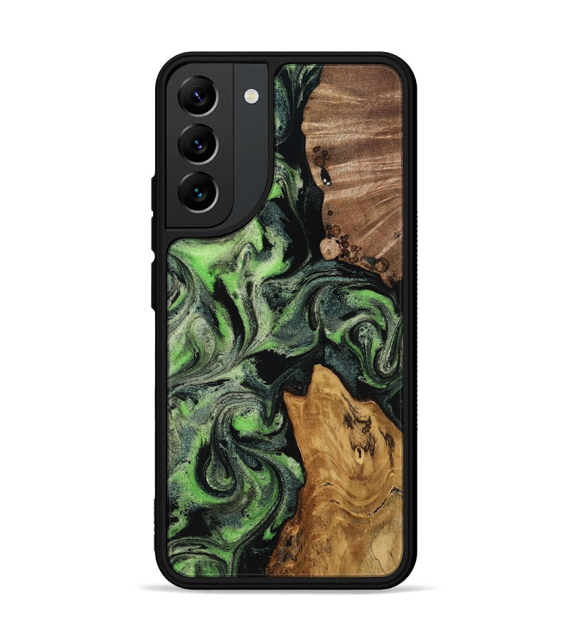 Galaxy S22 Plus Wood Phone Case - Riley (Green, 817162)