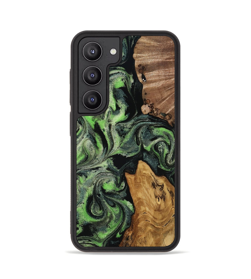 Galaxy S23 Wood Phone Case - Riley (Green, 817162)
