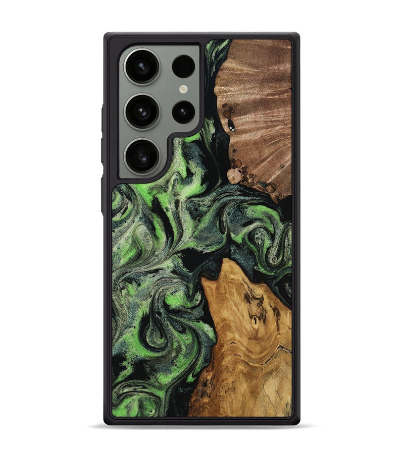 Galaxy S24 Ultra Wood Phone Case - Riley (Green, 817162)