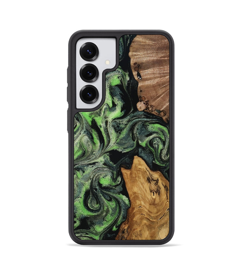 Galaxy S25 Wood Phone Case - Riley (Green, 817162)