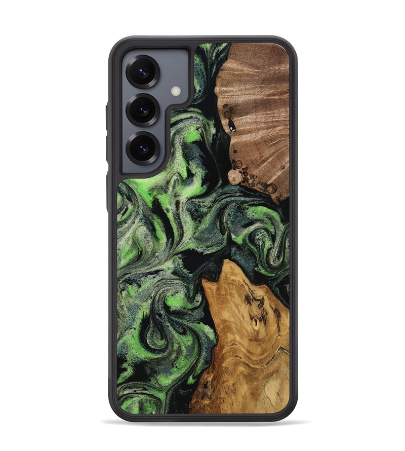 Galaxy S25 Plus Wood Phone Case - Riley (Green, 817162)