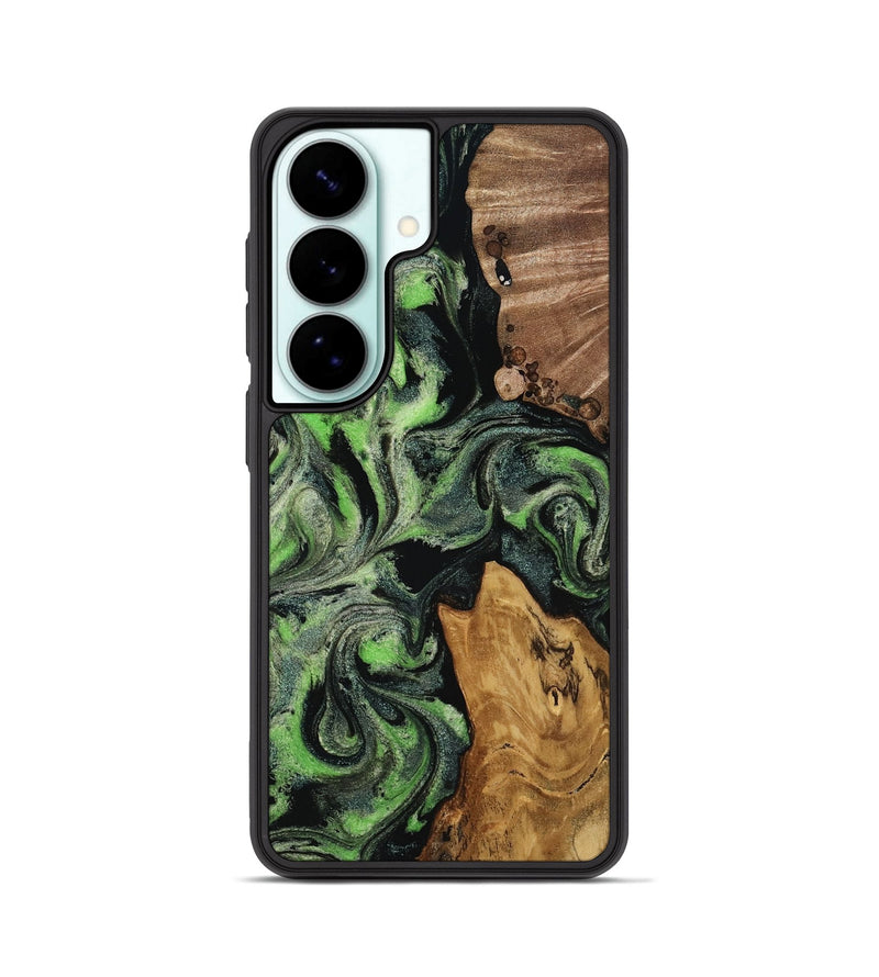 Galaxy S26 Wood Phone Case - Riley (Green, 817162)