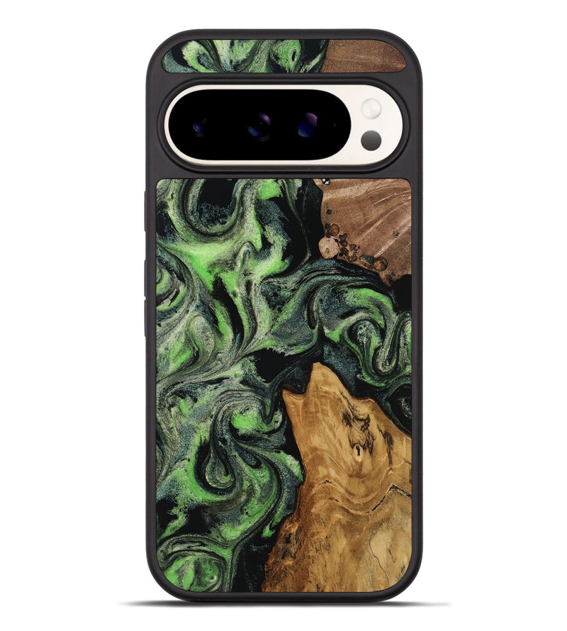 Pixel 9 Pro XL Wood Phone Case - Riley (Green, 817162)