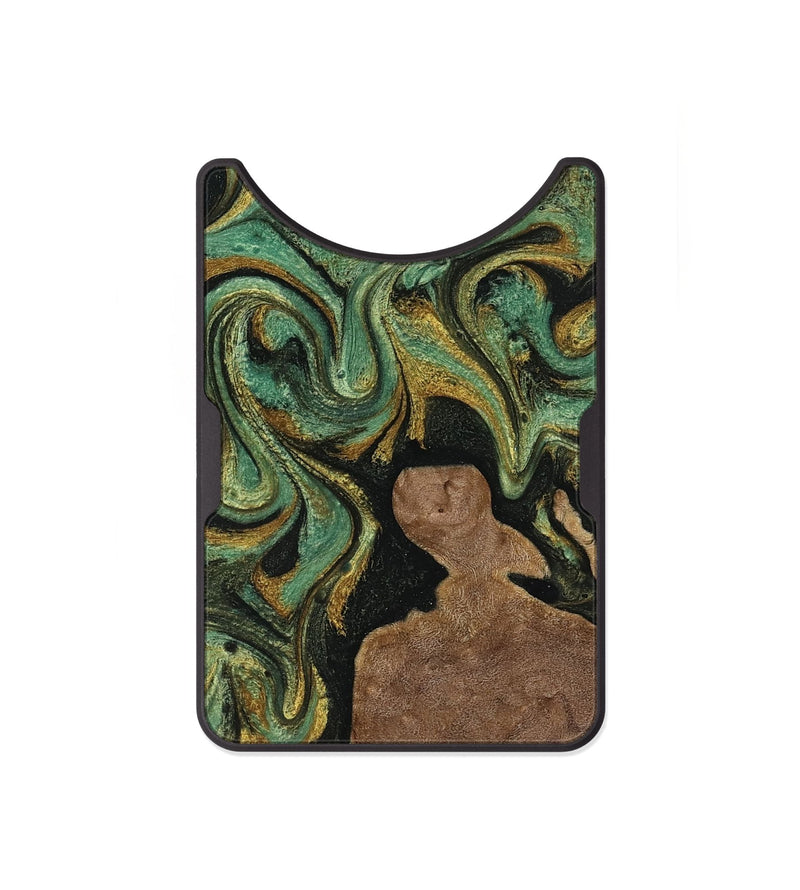 Alloy Wood Wallet - Adda (Green, 817163)