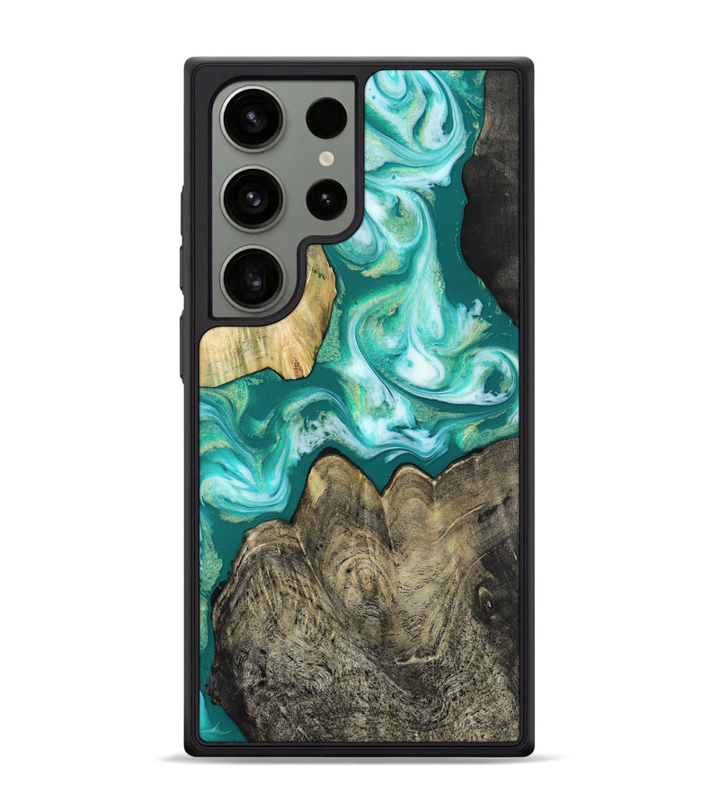 Galaxy S24 Ultra Wood Phone Case - Marlon (Green, 817164)