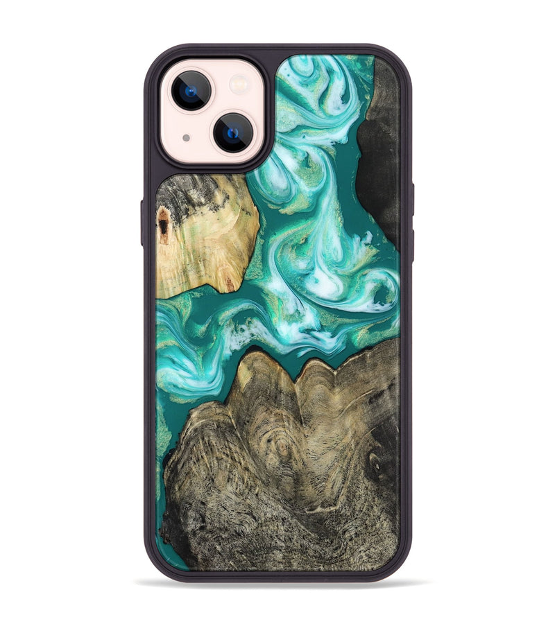 iPhone 14 Plus Wood Phone Case - Marlon (Green, 817164)