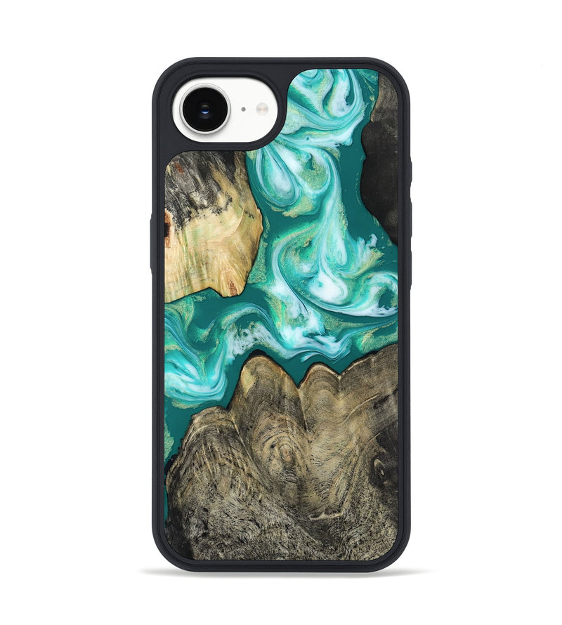 iPhone 16e Wood Phone Case - Marlon (Green, 817164)