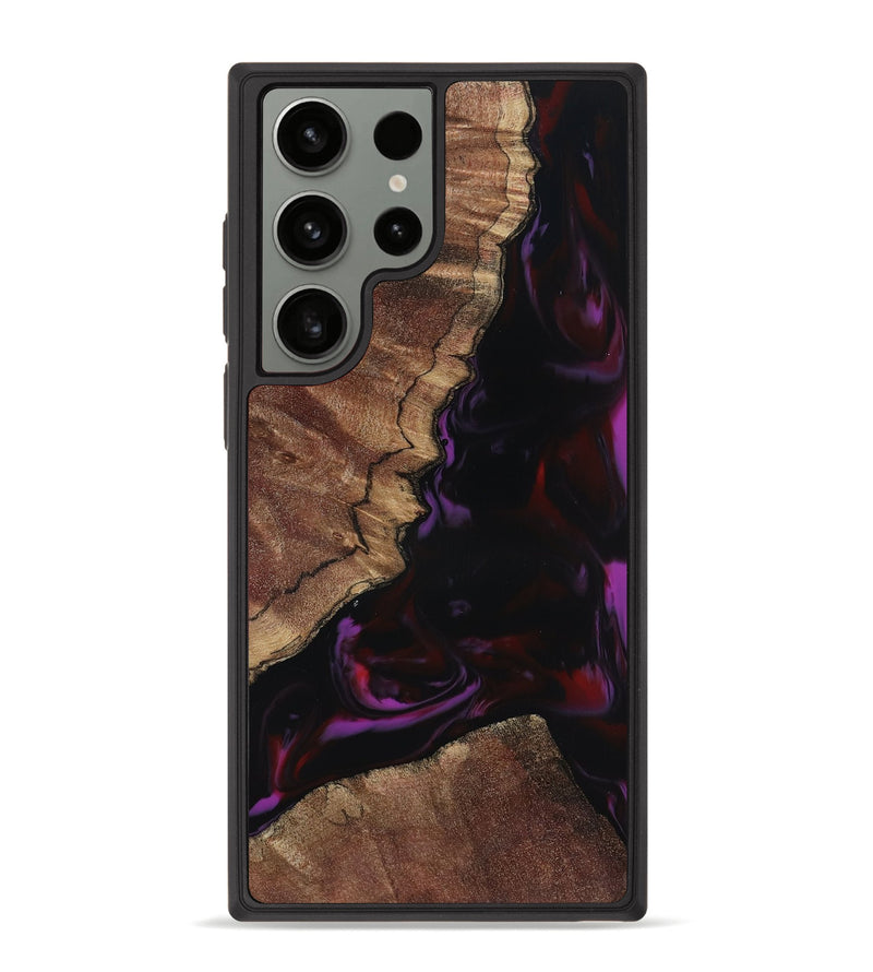 Galaxy S23 Ultra Wood Phone Case - Aliya (Red, 817170)