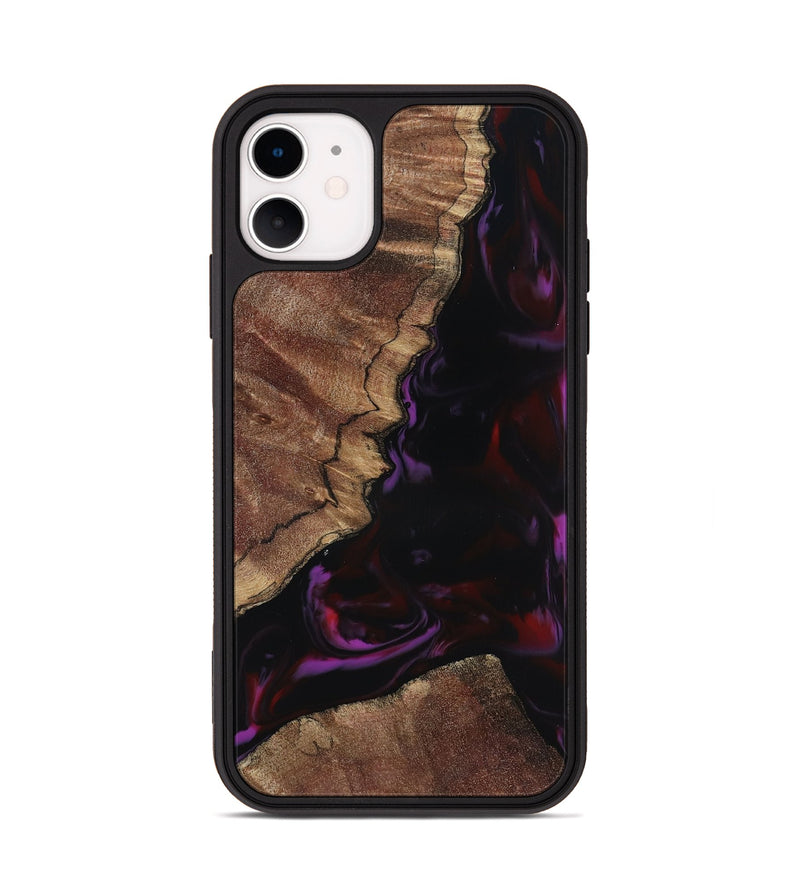 iPhone 11 Wood Phone Case - Aliya (Red, 817170)