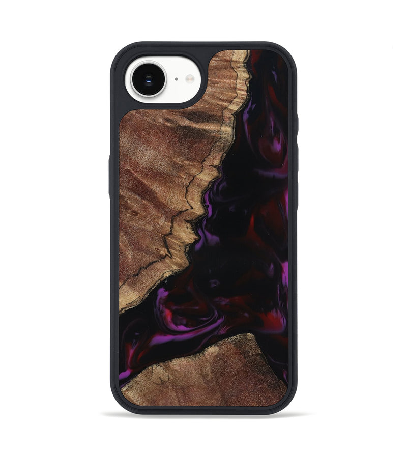 iPhone 16e Wood Phone Case - Aliya (Red, 817170)