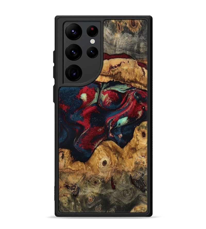 Galaxy S22 Ultra Wood Phone Case - Woodrow (Red, 817174)