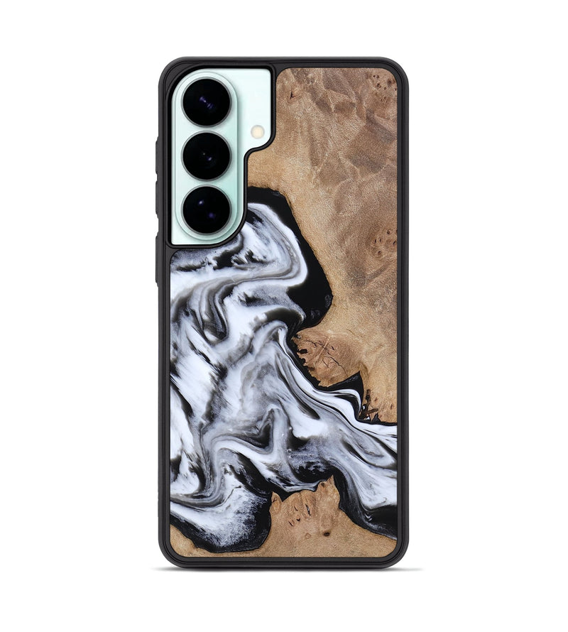 Galaxy S26 Plus Wood Phone Case - Marion (Black & White, 817175)