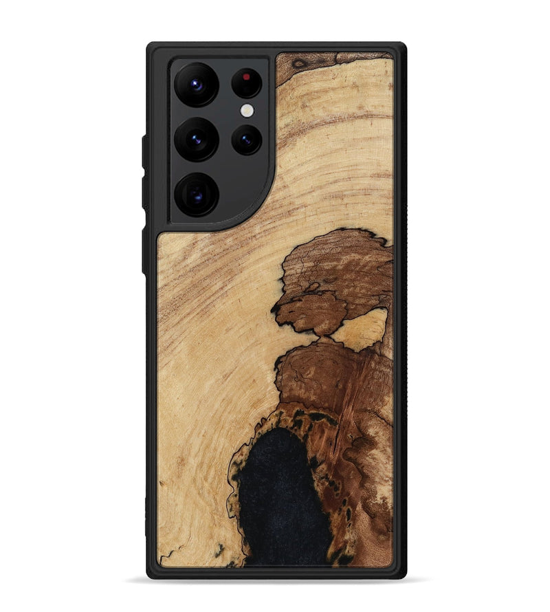 Galaxy S22 Ultra Wood Phone Case - Miya (Wood Burl, 817179)