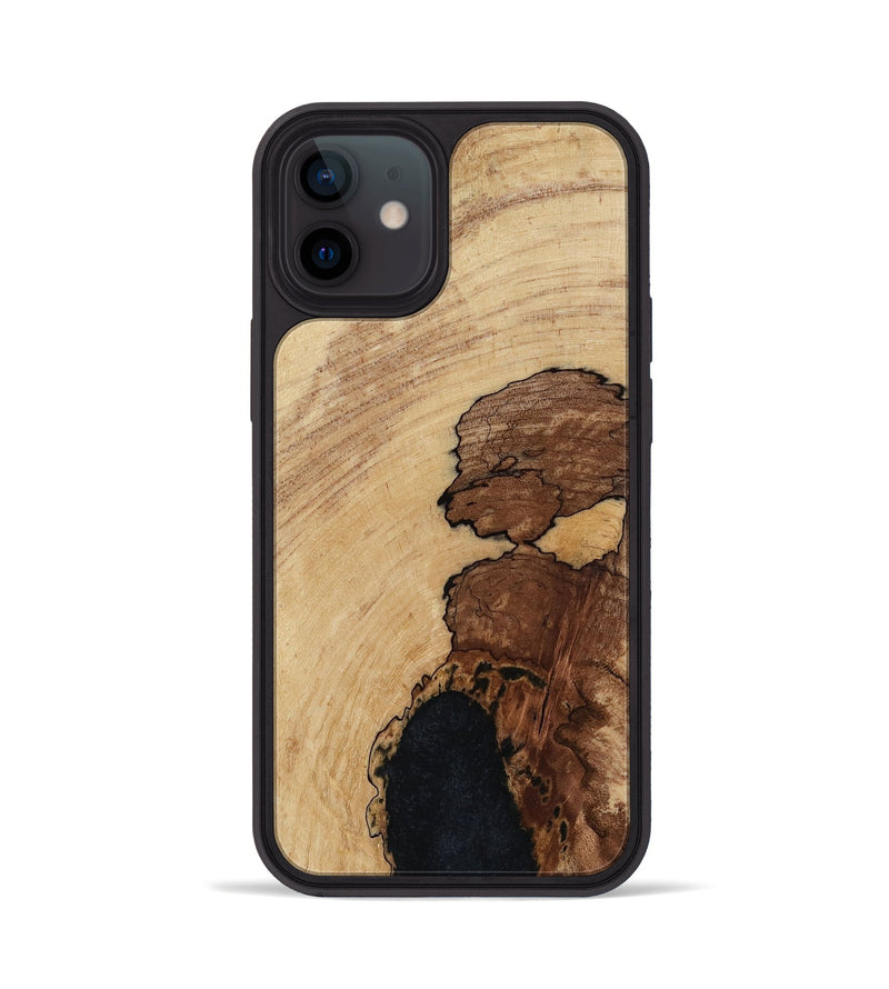 iPhone 12 Wood Phone Case - Miya (Wood Burl, 817179)