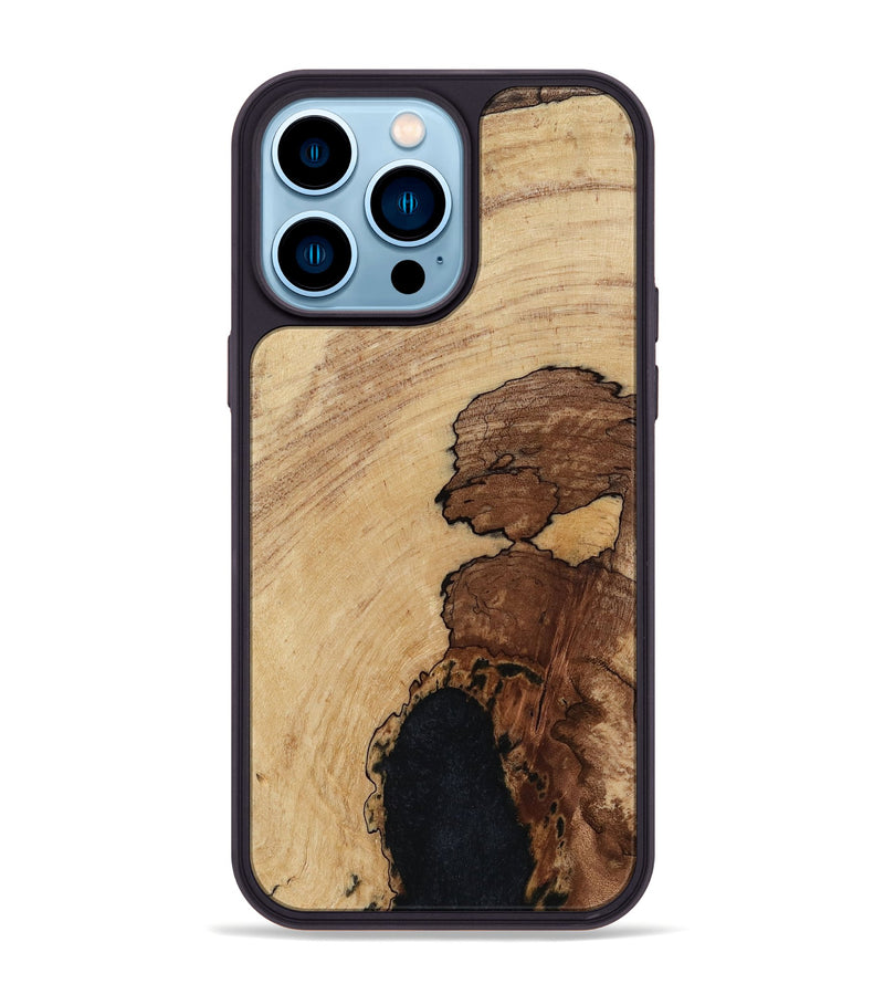 iPhone 14 Pro Max Wood Phone Case - Miya (Wood Burl, 817179)