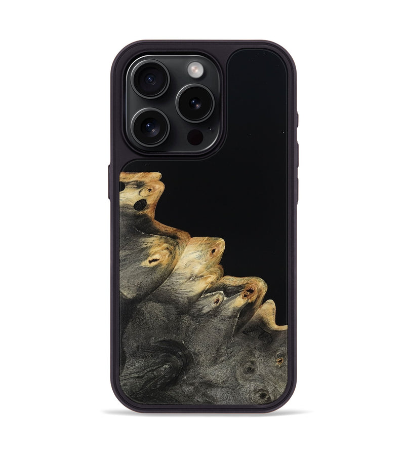 iPhone 15 Pro Wood Phone Case - Amara (Wood Burl, 817182)