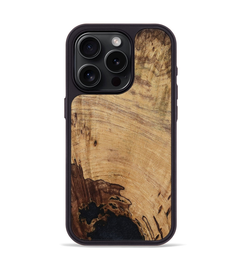 iPhone 15 Pro Wood Phone Case - Sanai (Wood Burl, 817184)