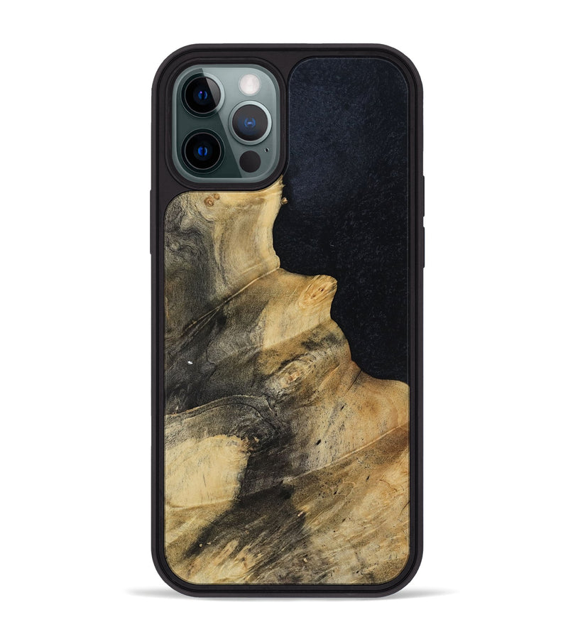 iPhone 12 Pro Max Wood Phone Case - Tariq (Wood Burl, 817187)
