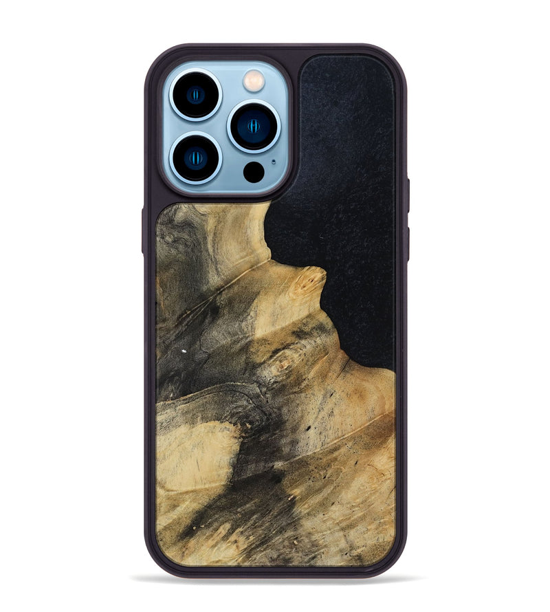 iPhone 14 Pro Max Wood Phone Case - Tariq (Wood Burl, 817187)
