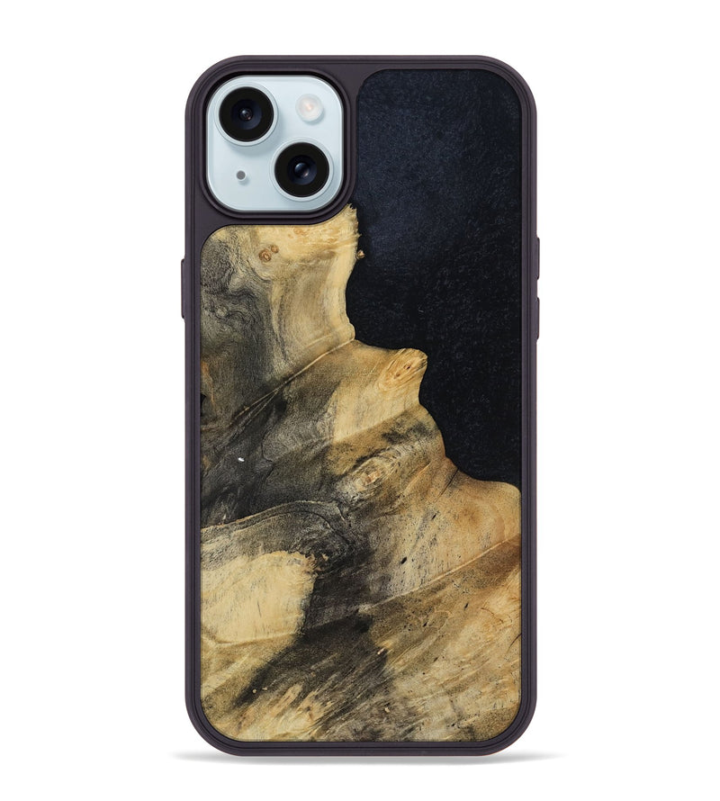 iPhone 15 Plus Wood Phone Case - Tariq (Wood Burl, 817187)