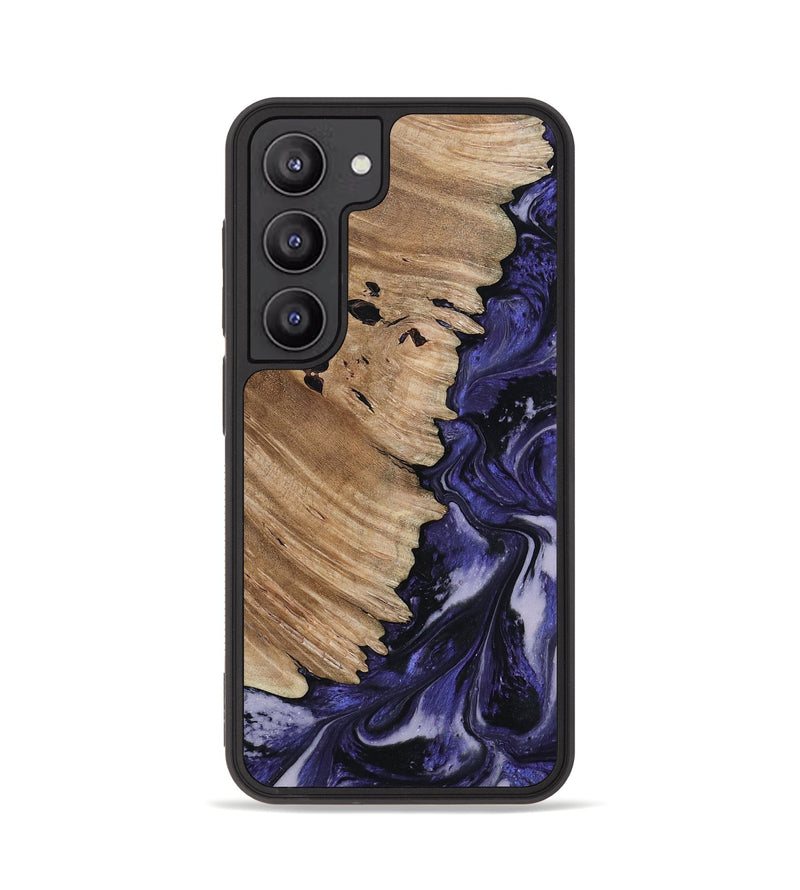 Galaxy S23 Wood Phone Case - Layton (Purple, 817190)