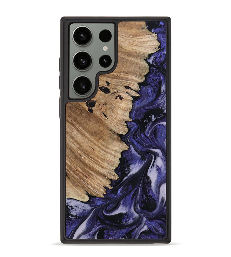 Galaxy S23 Ultra Wood Phone Case - Layton (Purple, 817190)