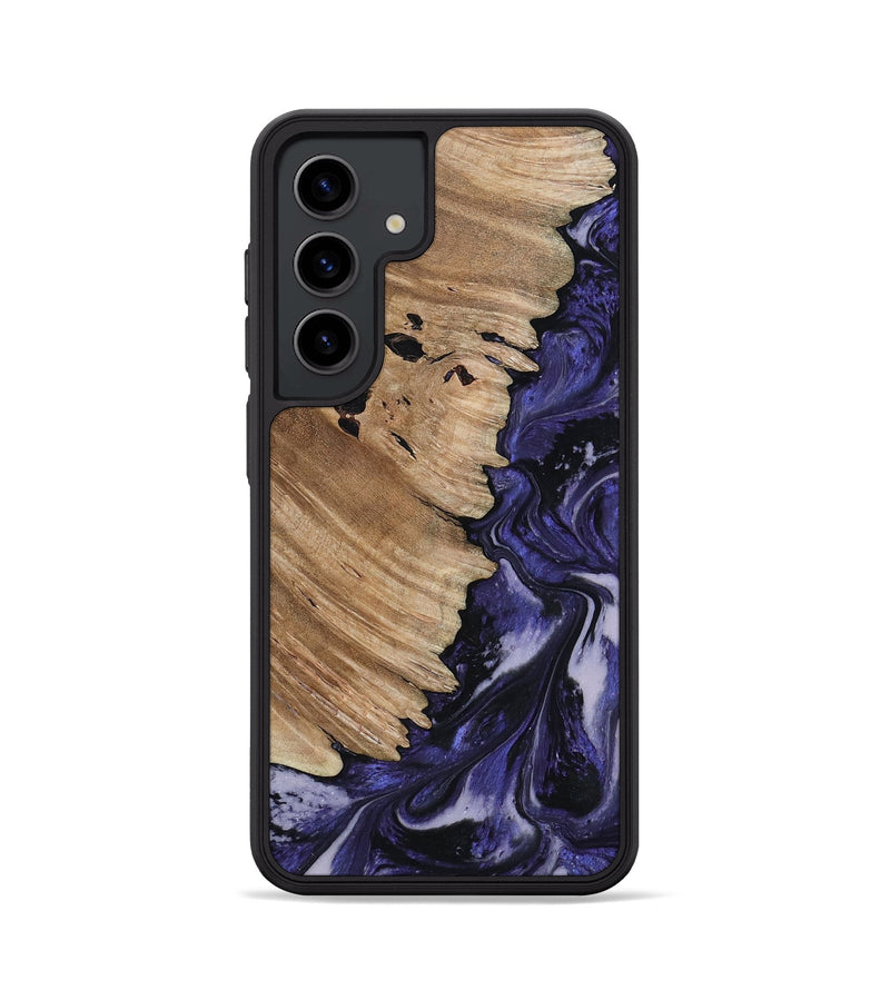 Galaxy S24 Wood Phone Case - Layton (Purple, 817190)