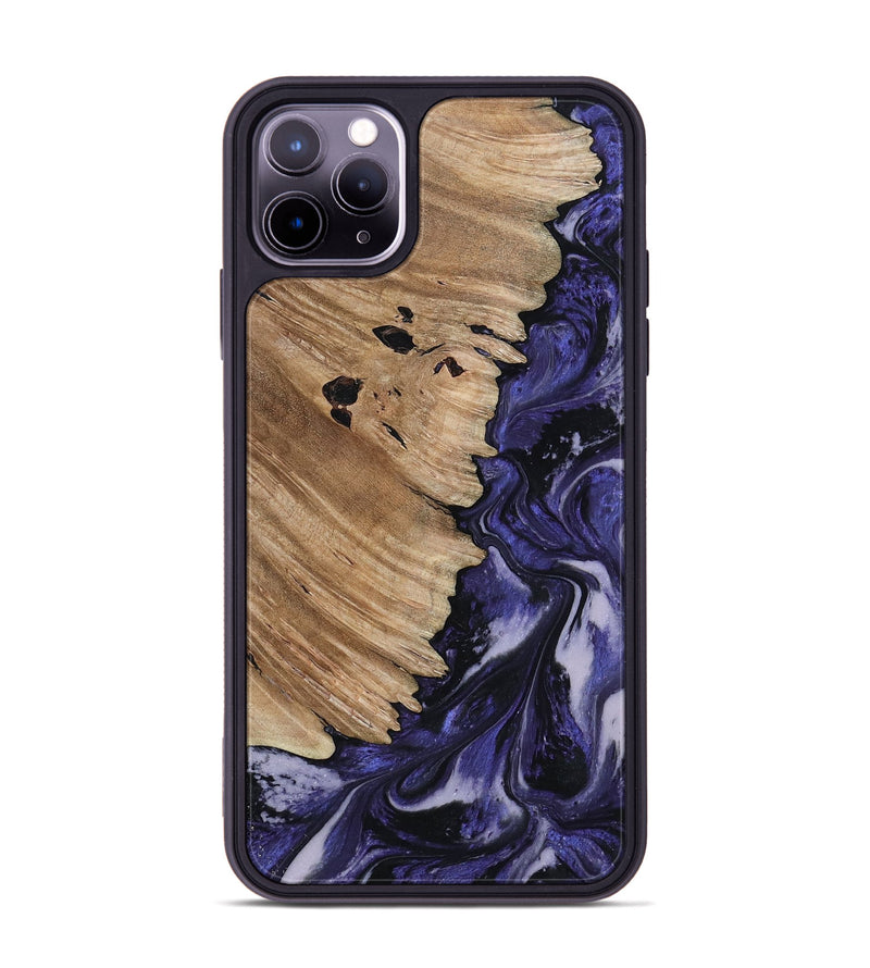 iPhone 11 Pro Max Wood Phone Case - Layton (Purple, 817190)