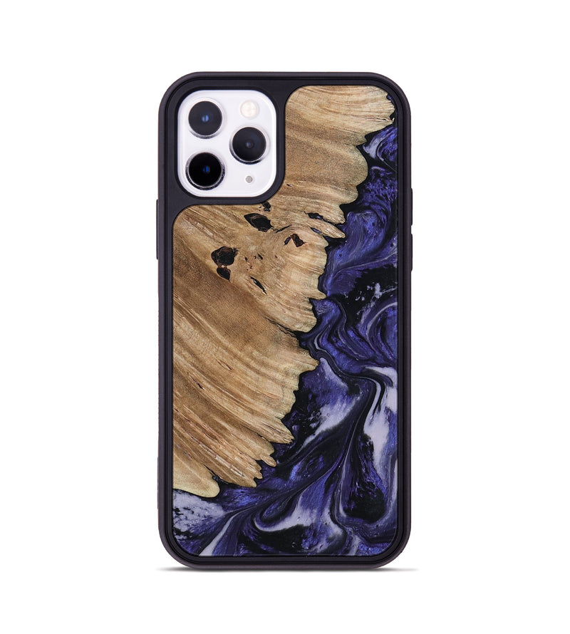 iPhone 11 Pro Wood Phone Case - Layton (Purple, 817190)