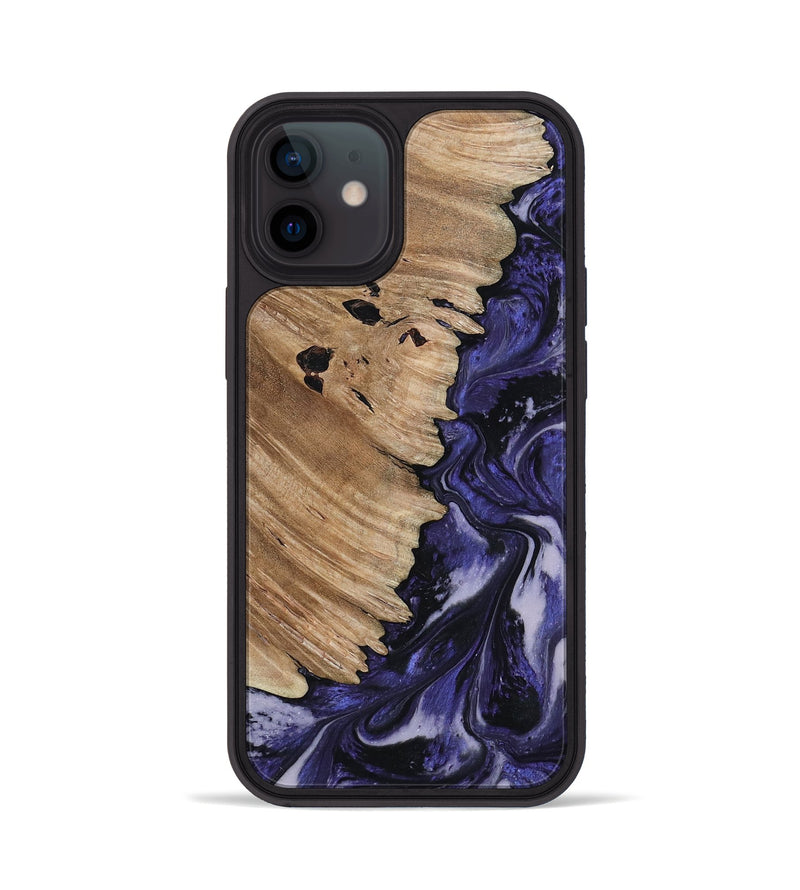 iPhone 12 Wood Phone Case - Layton (Purple, 817190)
