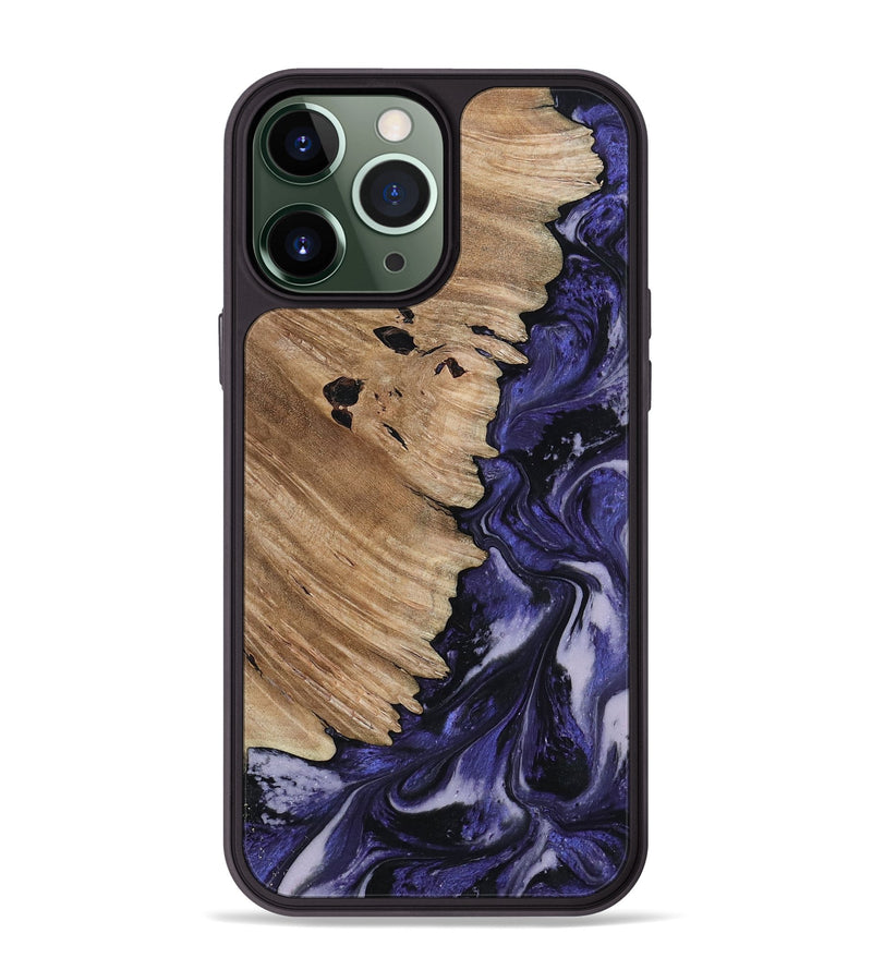 iPhone 13 Pro Max Wood Phone Case - Layton (Purple, 817190)
