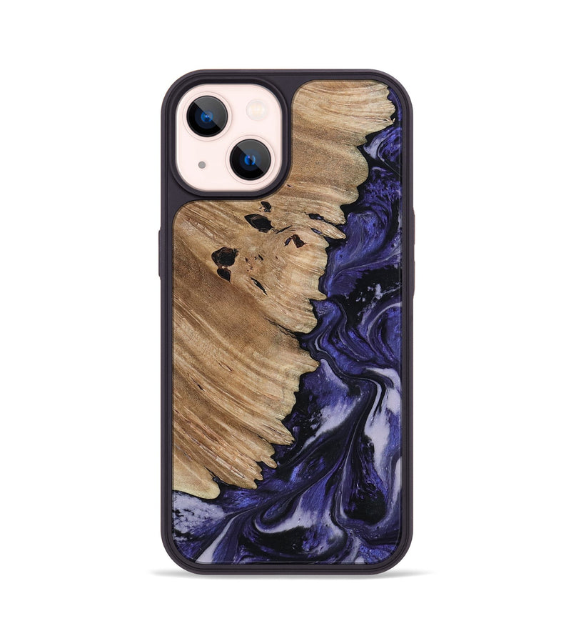 iPhone 14 Wood Phone Case - Layton (Purple, 817190)