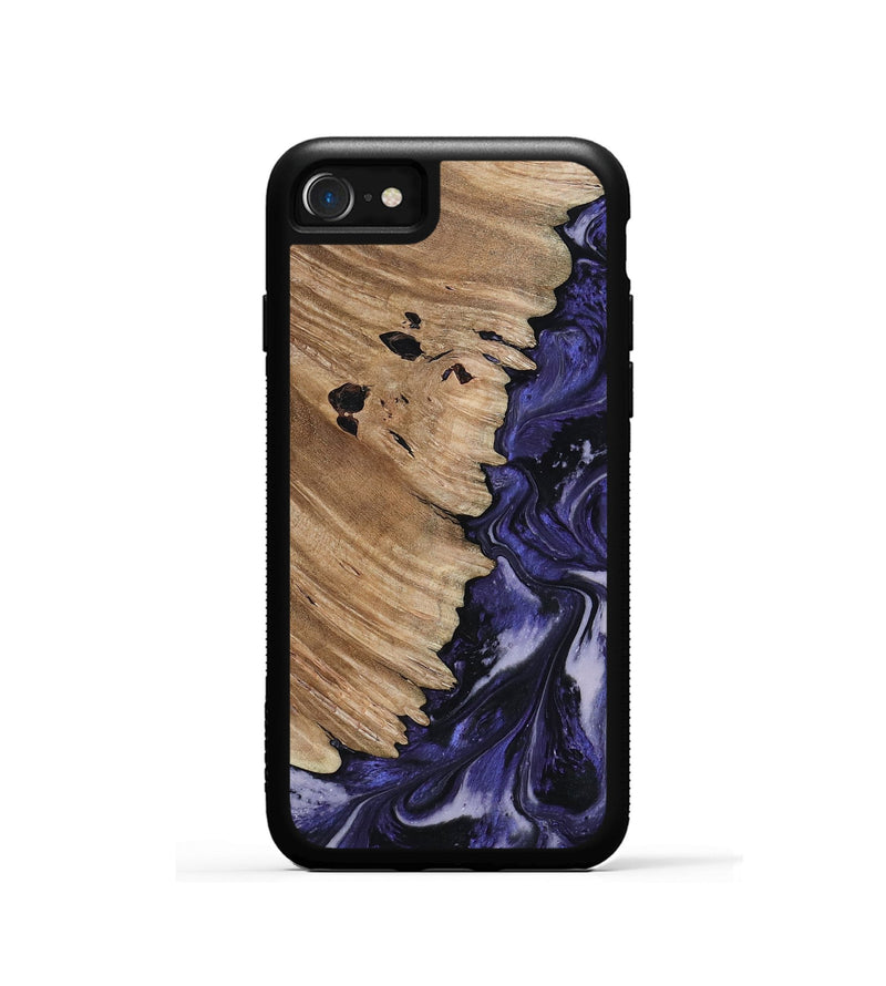 iPhone SE Wood Phone Case - Layton (Purple, 817190)