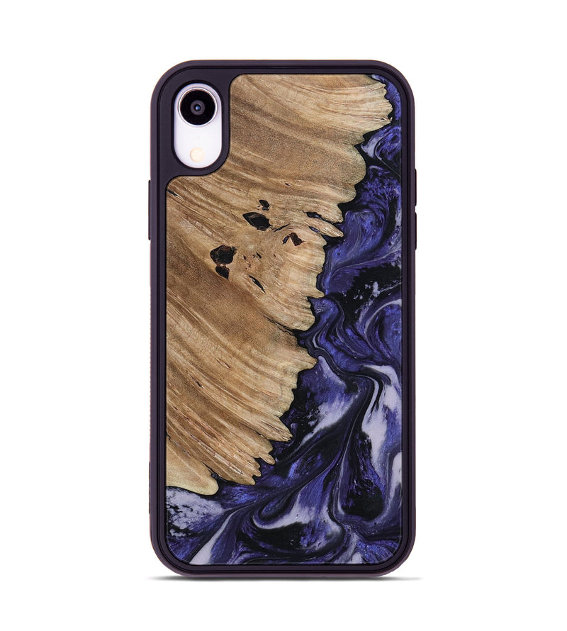 iPhone Xr Wood Phone Case - Layton (Purple, 817190)