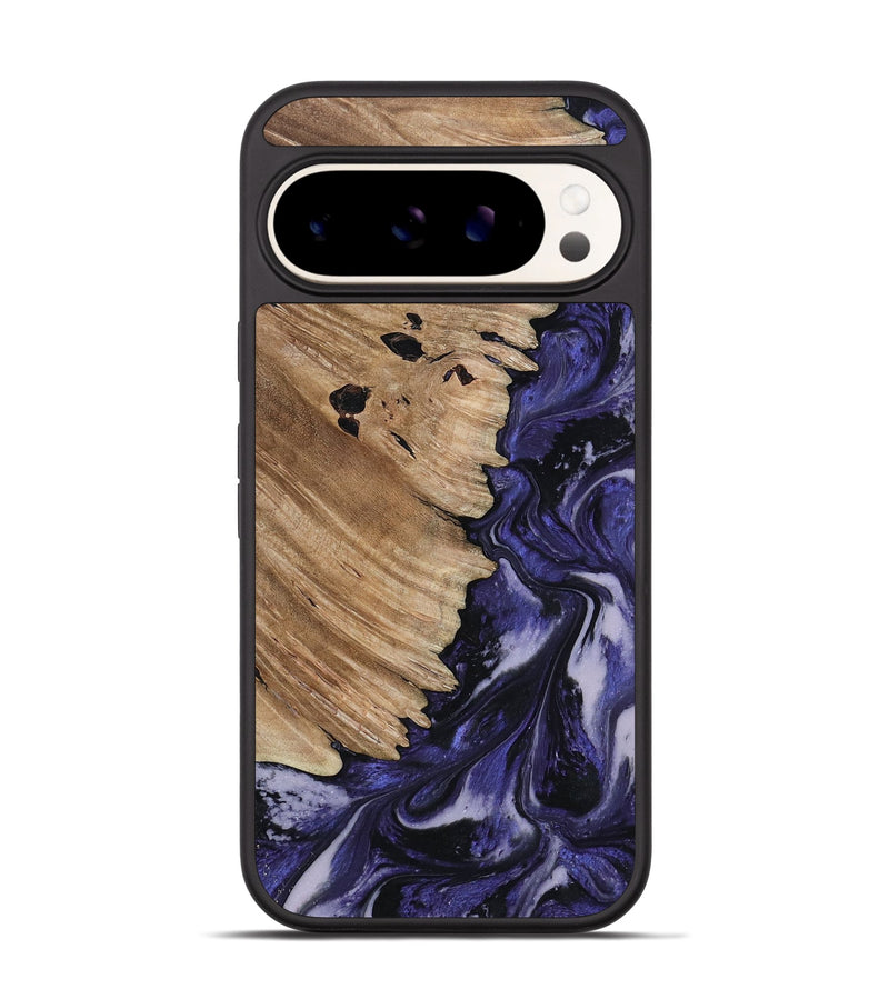 Pixel 9 Wood Phone Case - Layton (Purple, 817190)