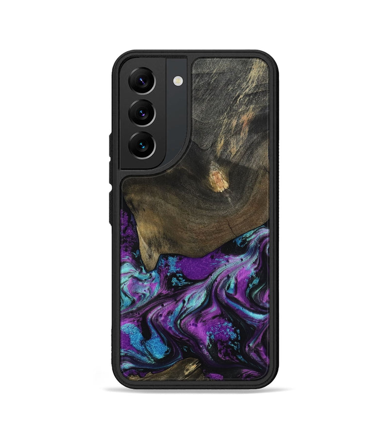 Galaxy S22 Wood Phone Case - Rayna (Purple, 817191)