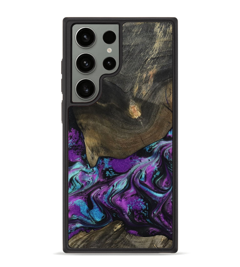 Galaxy S23 Ultra Wood Phone Case - Rayna (Purple, 817191)