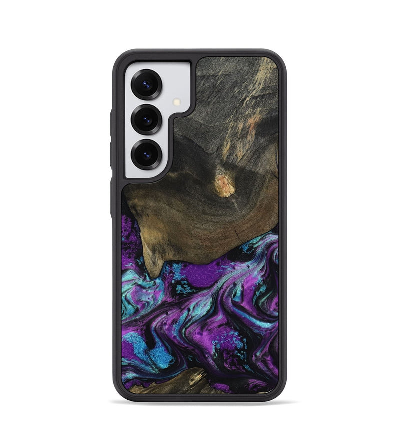 Galaxy S25 Wood Phone Case - Rayna (Purple, 817191)