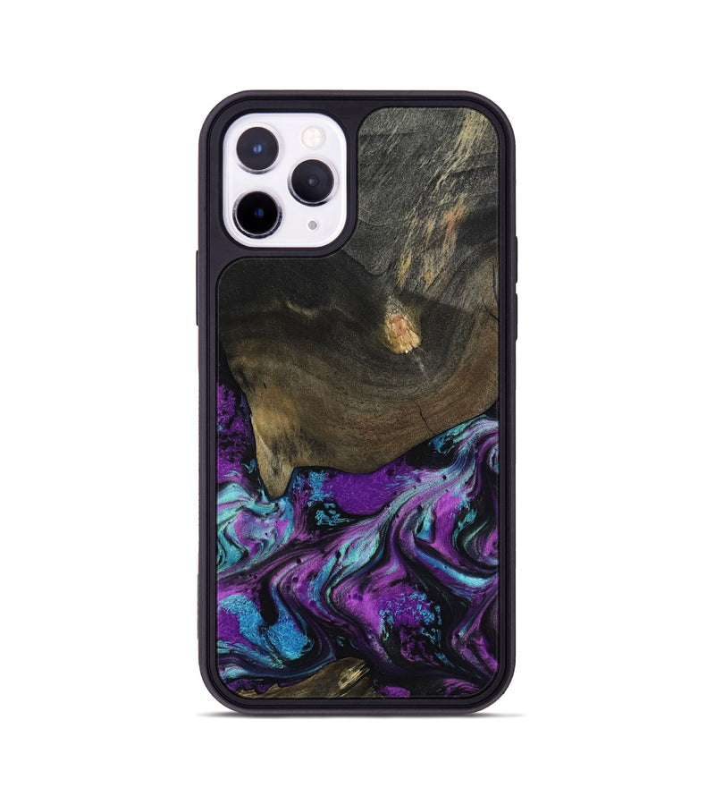 iPhone 11 Pro Wood Phone Case - Rayna (Purple, 817191)