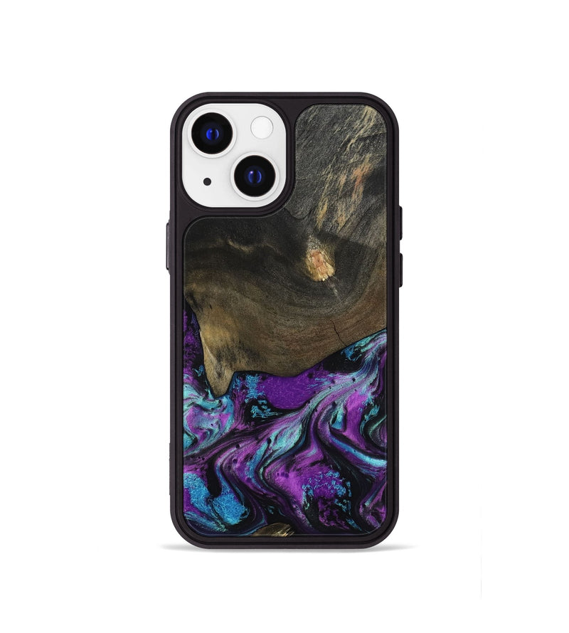 iPhone 13 mini Wood Phone Case - Rayna (Purple, 817191)