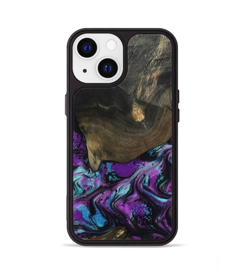iPhone 13 Wood Phone Case - Rayna (Purple, 817191)