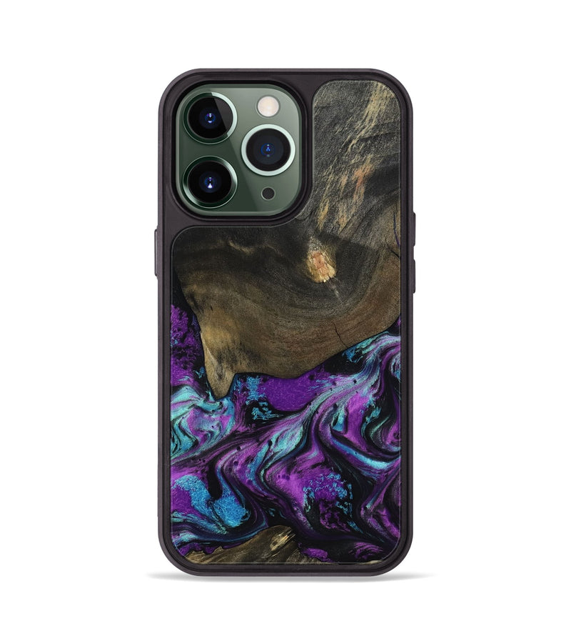 iPhone 13 Pro Wood Phone Case - Rayna (Purple, 817191)