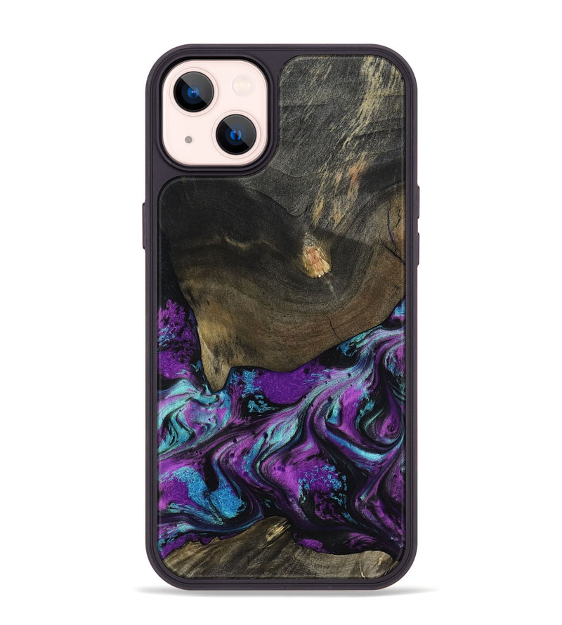 iPhone 14 Plus Wood Phone Case - Rayna (Purple, 817191)