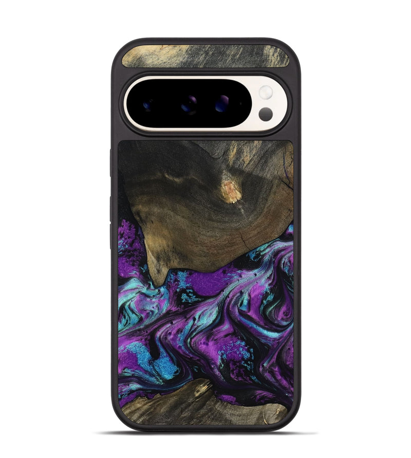 Pixel 9 Wood Phone Case - Rayna (Purple, 817191)