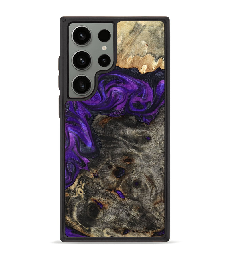 Galaxy S23 Ultra Wood Phone Case - Madge (Purple, 817192)